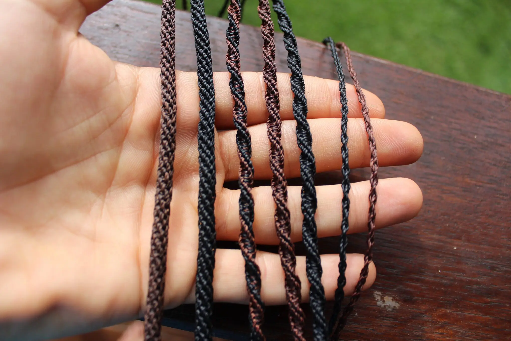 Natural Opal Pendant. Elven Boulder Opal Necklace with Macrame Shibari Cord - Image 3