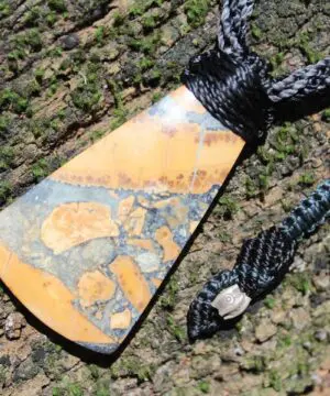 Maligano Jasper, Aboriginal inspired Talisman Necklace,Elven Gemstone crystal beachy beach jewelry, summer jewelry, surfer necklace