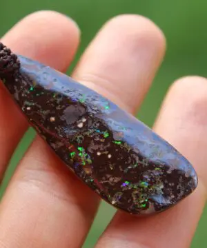 Matrix OPAL NECKLACE,Boulder Opal Pendant Necklace,Shibari Macrame Cord,opal macrame necklace,Australian Opal jewelry,mens necklace