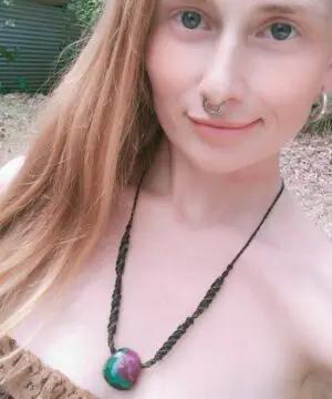 Huge Ruby Zoisite Pendant,Natural Zoisite Ruby Necklace, Australian Made Macrame Cord , Elven Jewelry, Green Stone Healing crystal,