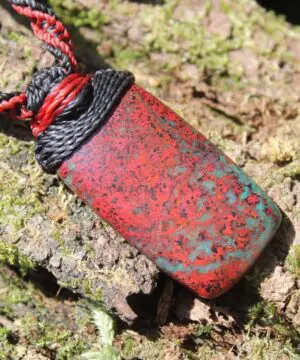 Sonora Sunrise Necklace , Tribal Pendant,  Power Jewellery, Handcrafted Shibari Macrame Necklace, Grounding Healing Crystal Frequency