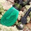 Malachite Necklace,Tribal Malachite Pendant, Elven Jewelry, crystal healing jewellery,Australian made Macrame Cord, Green stone
