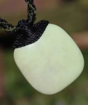 Australian Chrysoprase Necklace, Lemon Chrysoprase Pendant, Australian made Elven Macrame Cord Healing Crystal Jewelry , Christmas gift idea