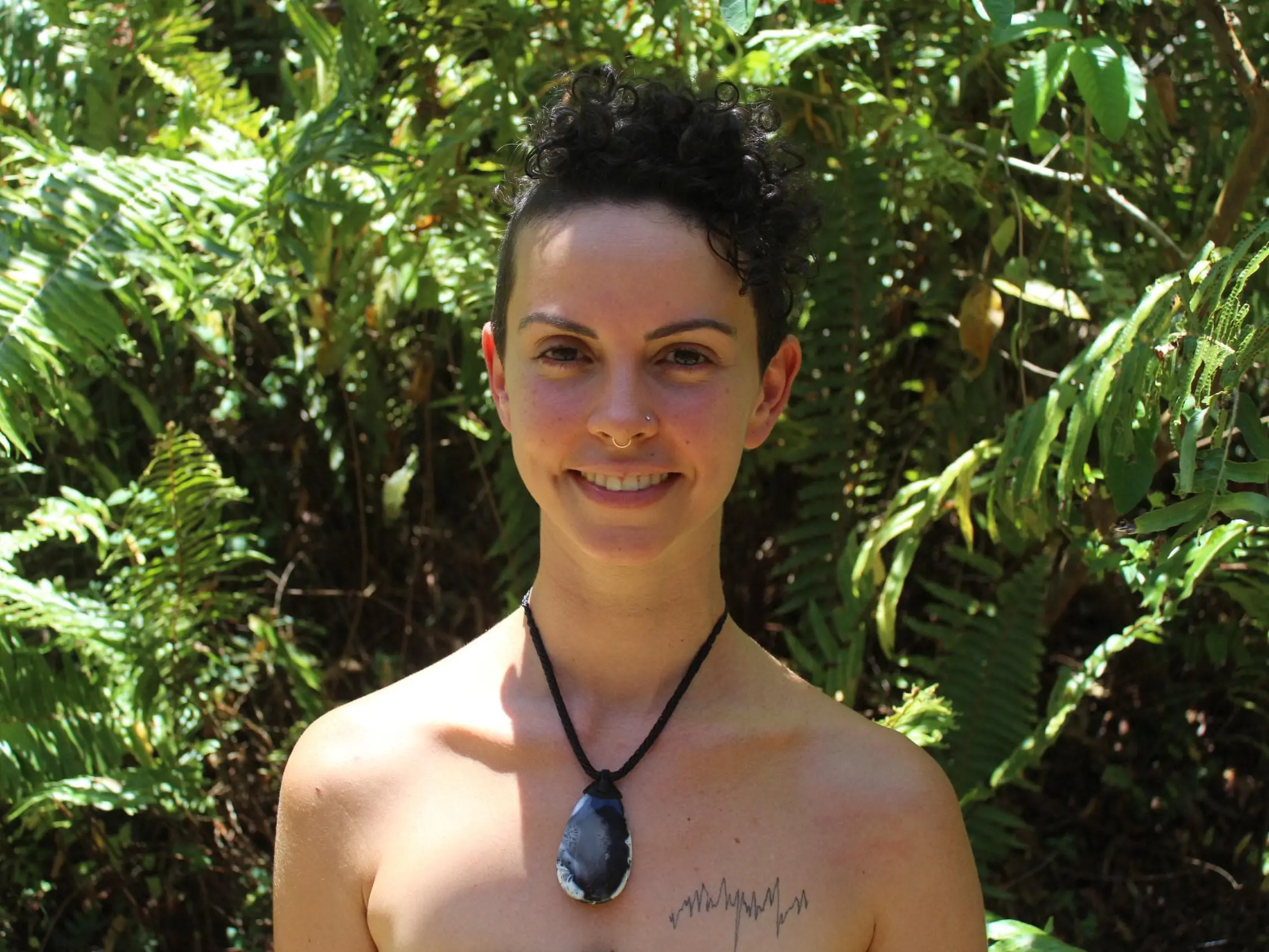 Black Opal Merlinite Pendant,Elven Dendritic Opal,Dendrite Opal Necklace,Australian made macrame cord Healing stone Necklace Jewelry