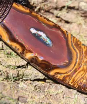 Huge Opal  Pendant ,Tribal Yowah Nut Boulder Opal Necklace,Australian Opal jewelry,purple opal macrame necklace,