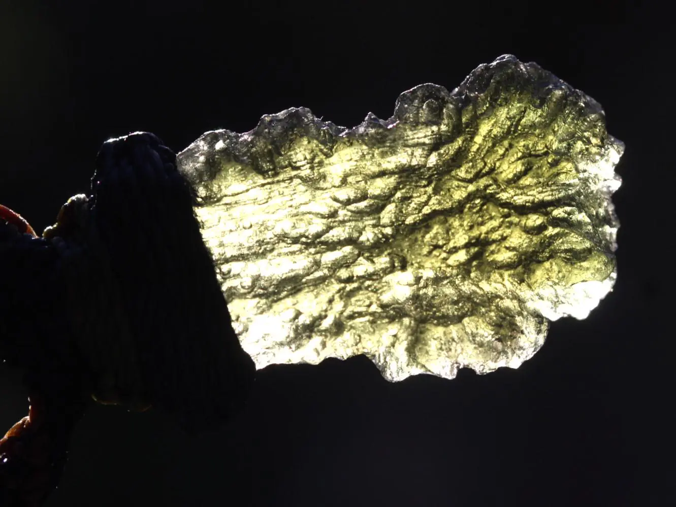 MOLDAVITE Pendant, Moldavite Necklace,Platypus Dreamimg Elven Raw CRYSTAL Necklace, Australian Made Macrame Cord Authentic Moldavite Jewelry - Image 10