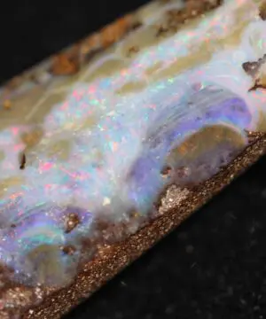 Fire Matrix Opal Necklace • Australian Boulder Opal Pendant • Handwoven Tropical Cord • Natural Solid Opal Talisman • Australian Handmade