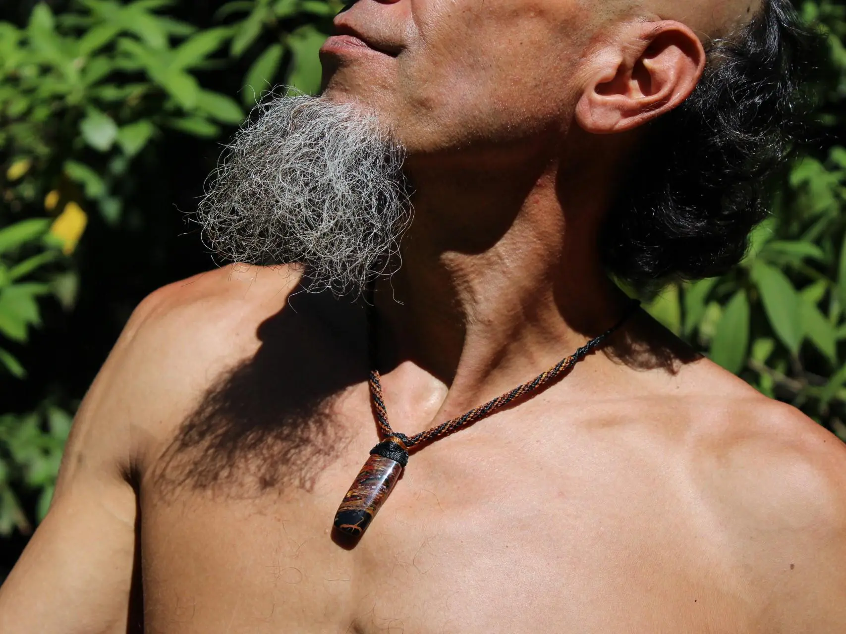 Australian Pilbara Jasper Pendant, Indigenous Jasper Graffiti Necklace, Australian made Macrame Cord, Aboriginal Outback Healing crystal - Image 14