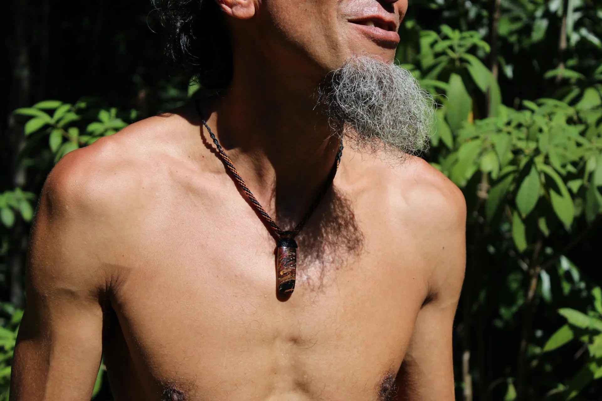 Australian Pilbara Jasper Pendant, Indigenous Jasper Graffiti Necklace, Australian made Macrame Cord, Aboriginal Outback Healing crystal - Image 15