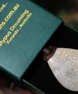 Cooktown Fossilized Coral Necklace • One-of-a-Kind Crystal Talisman • Handmade Adjustable Pendant on Australian Waxed Tropical Cord Pendant