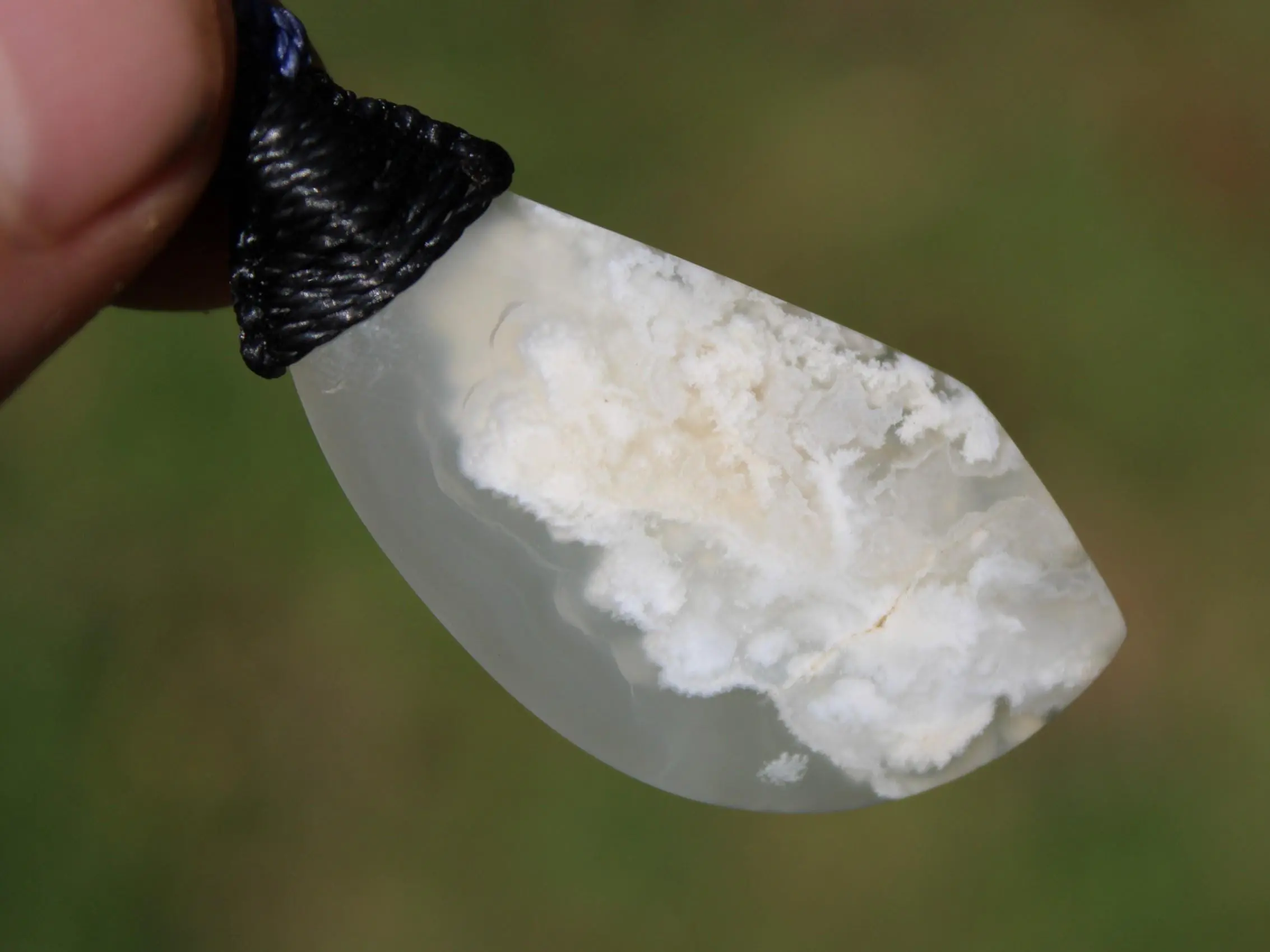 Australian handmade Angelic plum Agate Necklace , agate creek pendant necklace, Australian handcrafted tropical cord - Image 12