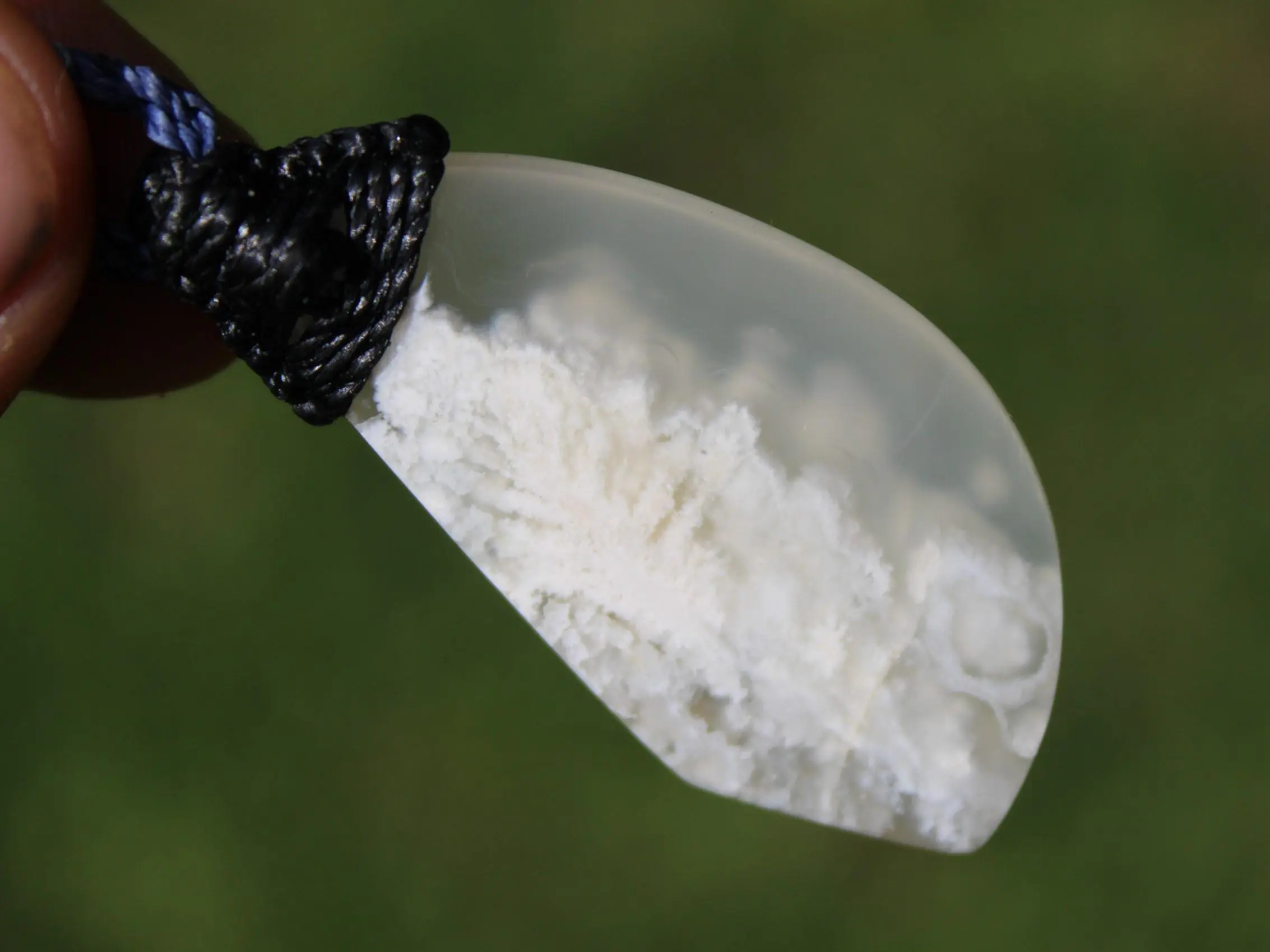 Australian handmade Angelic plum Agate Necklace , agate creek pendant necklace, Australian handcrafted tropical cord - Image 13