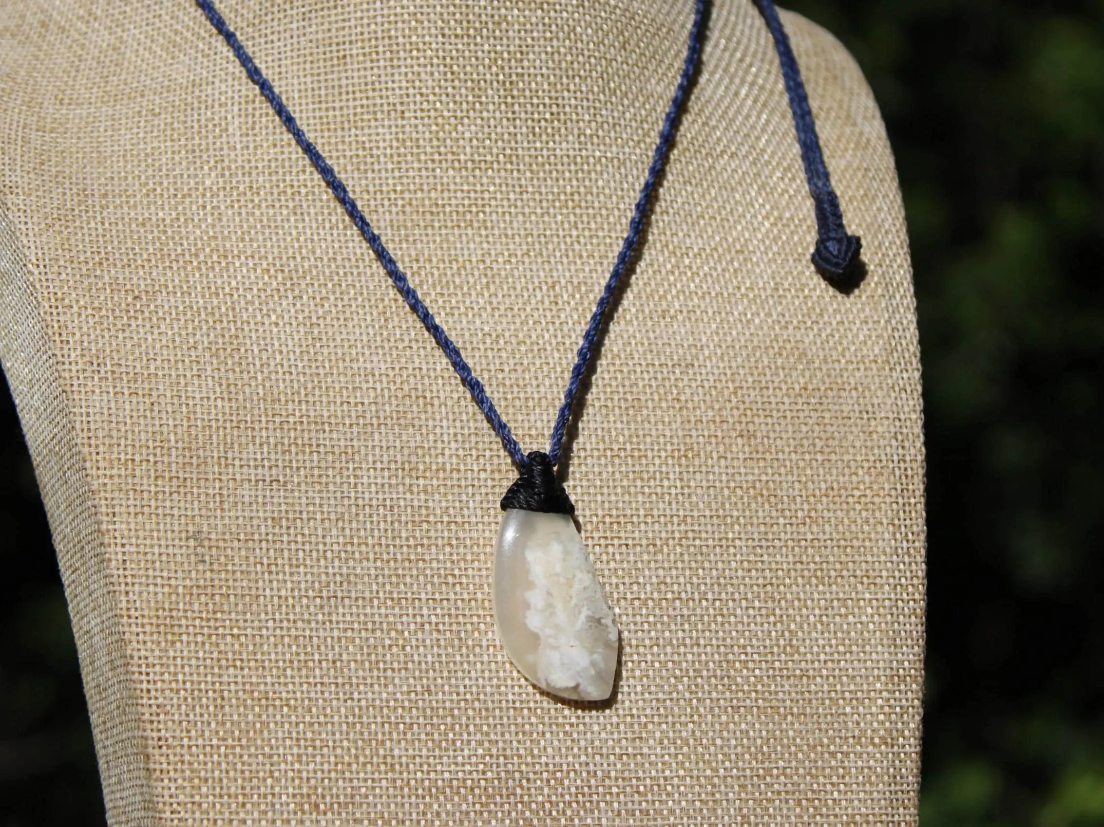 Australian handmade Angelic plum Agate Necklace , agate creek pendant necklace, Australian handcrafted tropical cord - Image 5