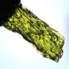 MOLDAVITE Double Sided Pendant, Poison Green Moldavite Necklace, Macrame CRYSTAL Necklace,Elf cosplay, elven jewelry, Burning Man