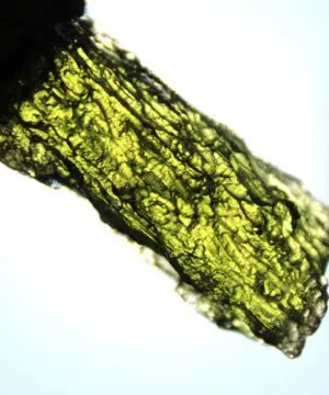 MOLDAVITE Double Sided Pendant, Poison Green Moldavite Necklace, Macrame CRYSTAL Necklace,Elf cosplay, elven jewelry, Burning Man