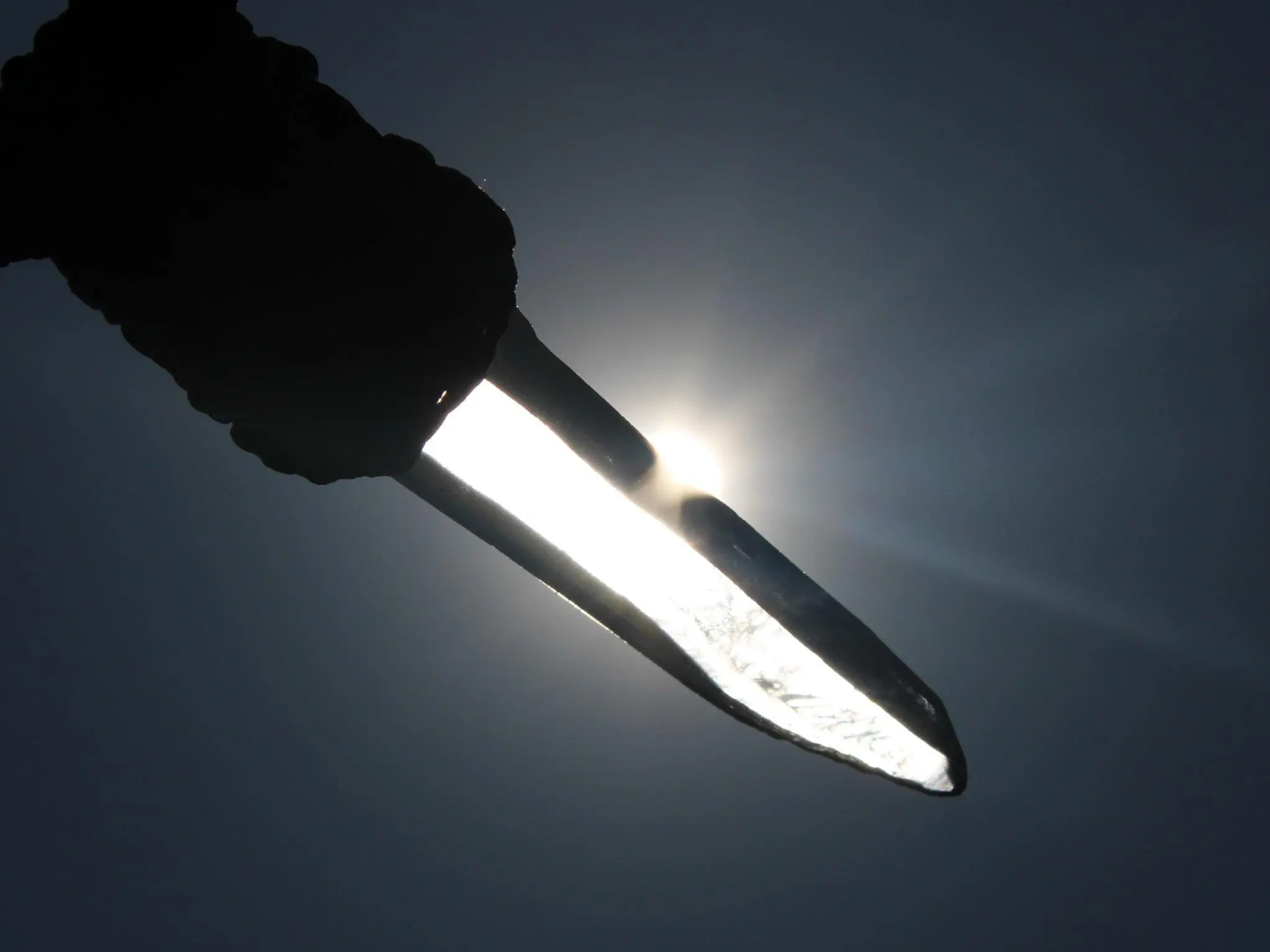 Diamantina Lemurian Singing Laser Wand Quartz Necklace,Elven Tribal Pendant,Australian made Macrame Cord Healing Crystal Jewelry,Raw crystal - Image 7