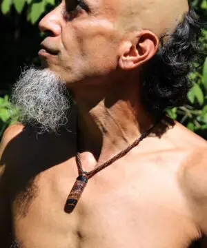 Australian Pilbara Jasper Pendant, Indigenous Jasper Graffiti Necklace, Australian made Macrame Cord, Aboriginal Outback Healing crystal