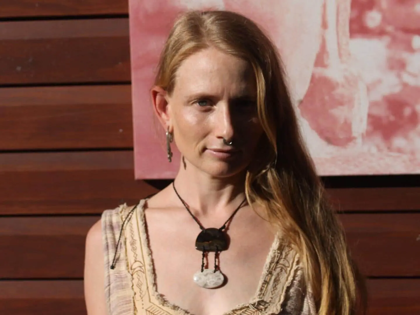 Blue Green Opalised Wood Necklace, Coral Fossil Pendant, Indonesian Volcanic Opal Talisman, Tribal Vegan Jewelry, Ocean Earth Energy