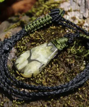 Pyrite Ammonite Calcite Pendant, Ammonite Fossil Necklace , Calcite jewelry, Australian made Macrame Cord Healing  Crystal Jewelry