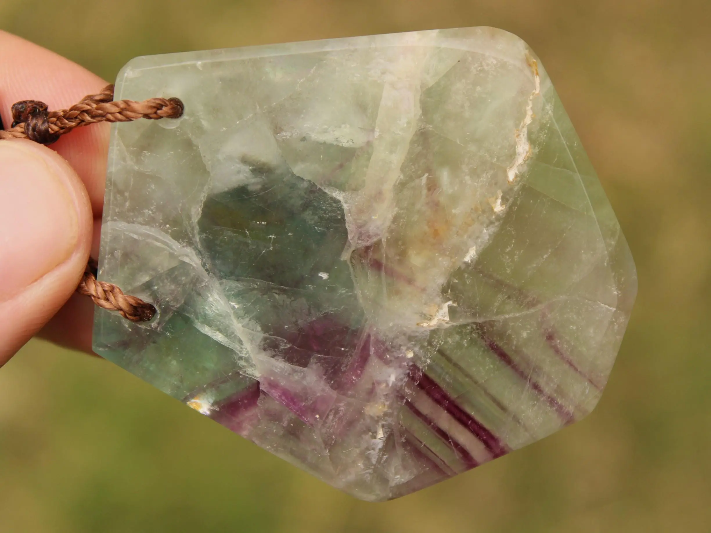 Australian fluoride , Australian red Tigereye tribal necklace talisman, Australian handmade handwoven tropical Cord, Summer healing jewelry