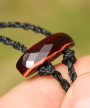 Australian multi stone agatized fossil coral ,Australian red tigereye, Australian handmade , handwoven tropical cord, healing jewelry