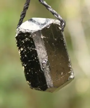 protector BLACK TOURMALINE schorl pendant,Tourmaline Necklace,Australian handMade cord, October BirthStone, Black gem stone Healing Jewelry