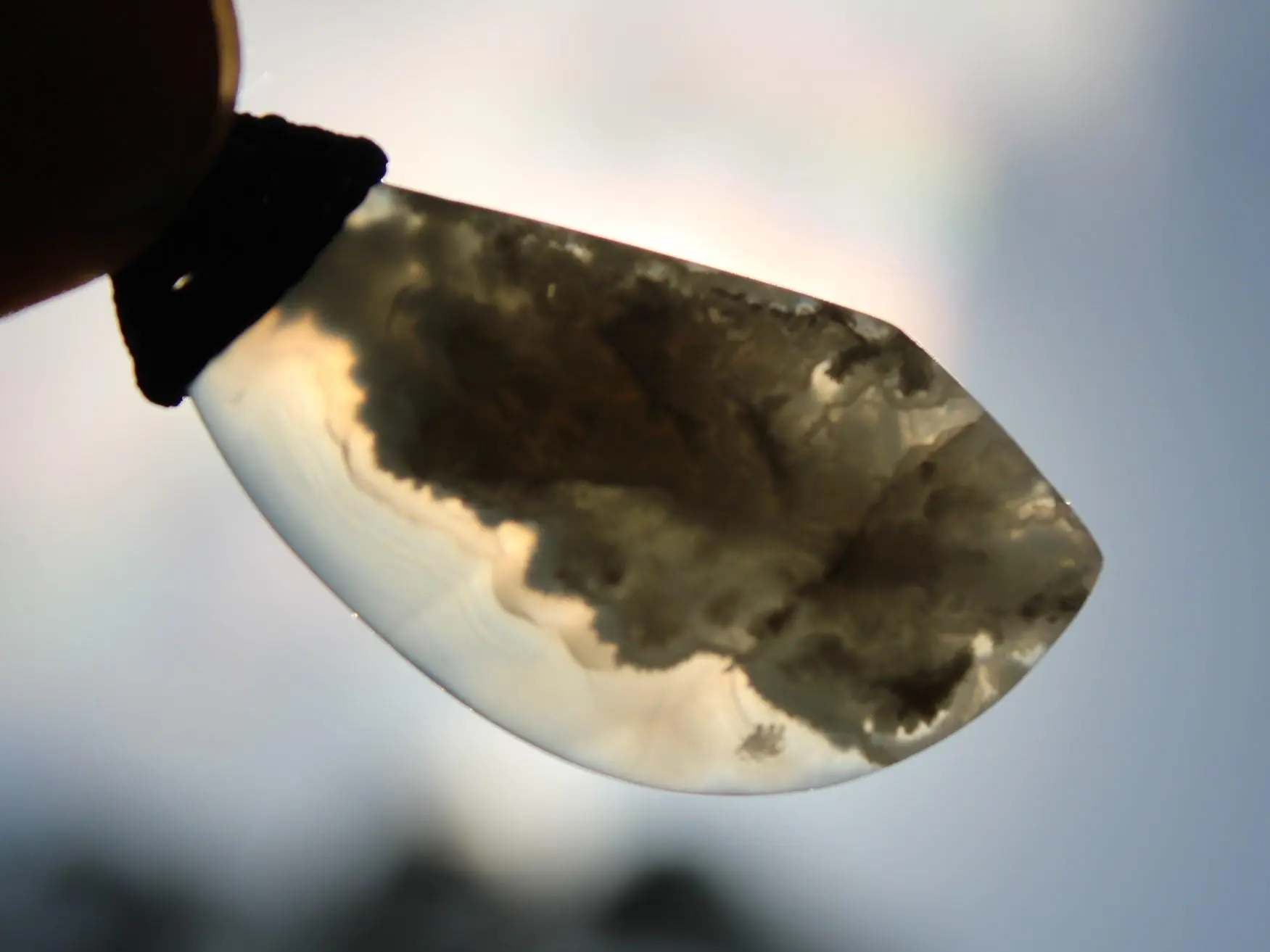 Australian handmade Angelic plum Agate Necklace , agate creek pendant necklace, Australian handcrafted tropical cord - Image 14