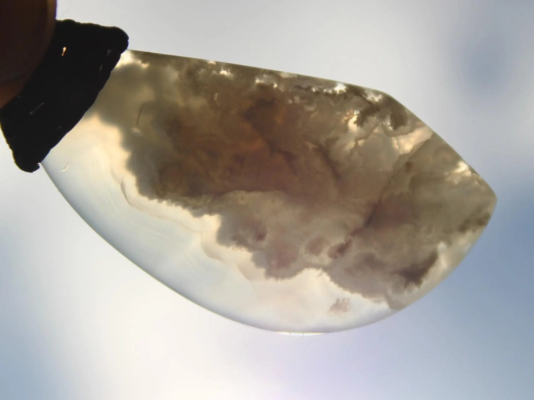 Australian handmade Angelic plum Agate Necklace , agate creek pendant necklace, Australian handcrafted tropical cord - Image 3