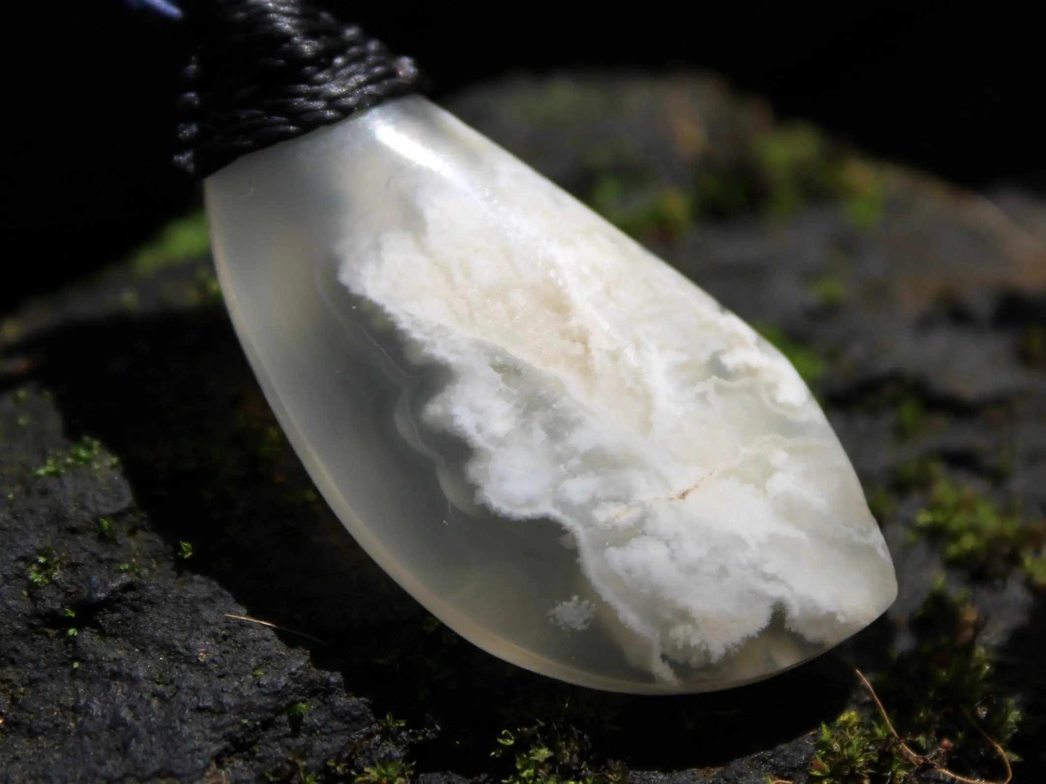 Australian handmade Angelic plum Agate Necklace , agate creek pendant necklace, Australian handcrafted tropical cord - Image 8