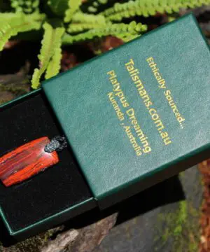 Australian Red Snakeskin Jasper Pendant ,Australian Macrame cord Crystal Necklace, healing crystal pendant, surfer summer pendant jewelry