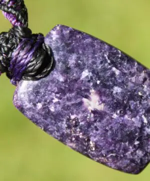 Australian Lepidolite Pendant Necklace,Elven Jewelry, Macrame cord,Celtic Necklace, beachy beach jewelry, summer jewelry, surfer necklace