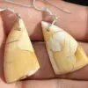 Australian Brecciated Mookaite Earrings, Australian handmade crystal healing jewelry, Gemstone jewellery, natural crystal jewellery