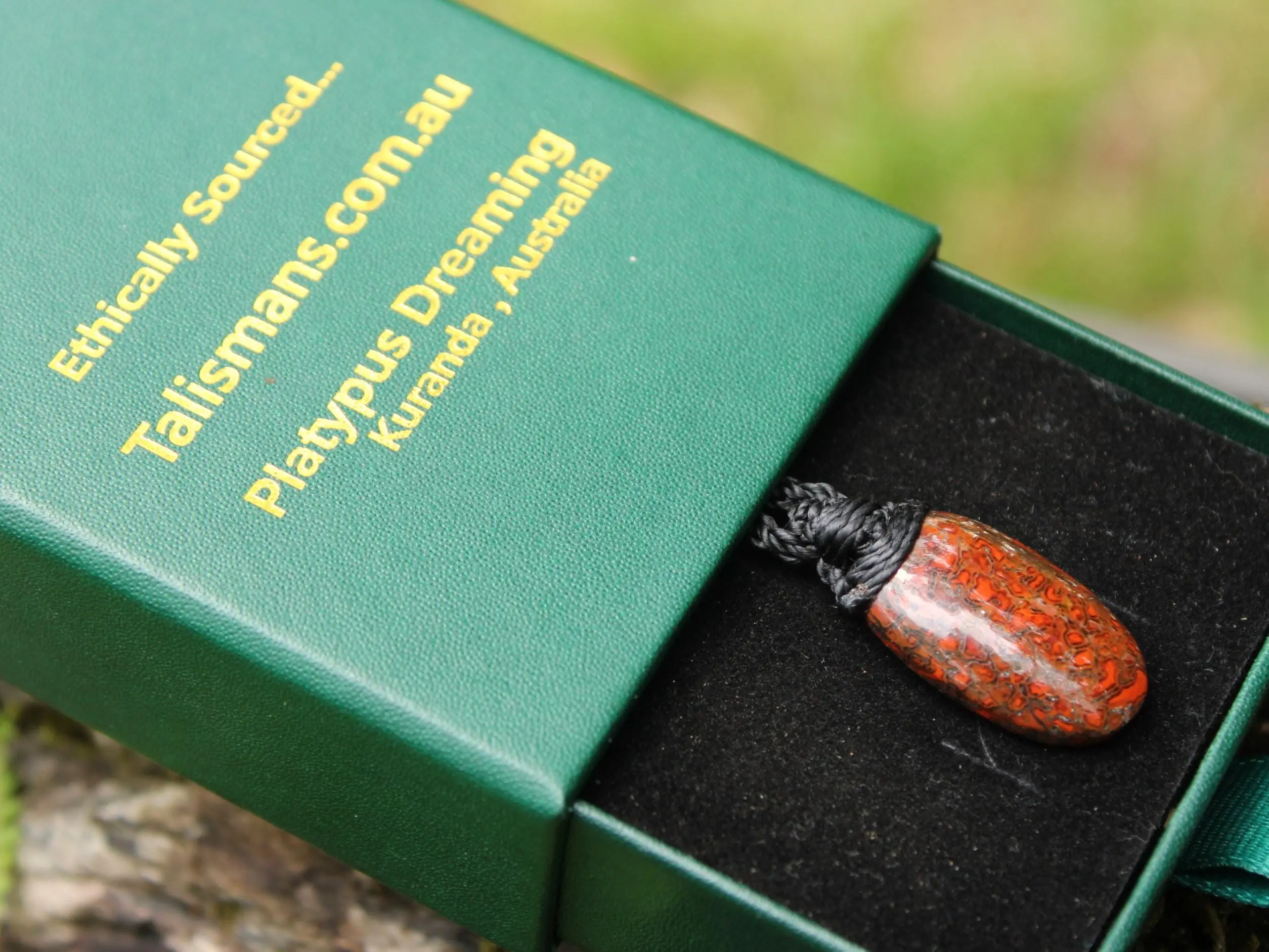 American Red Dinosaur Fossil Jewelry, Elven Pendant with Silver Beads , Utah Dinosaur bone ,Ancient Fossil Power, Tribal Talisman Pendant