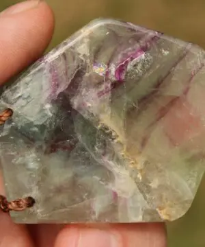 Australian fluoride , Australian red Tigereye tribal necklace talisman, Australian handmade handwoven tropical Cord, Summer healing jewelry