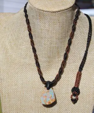 Crystal OPAL Petrify Wood,Boulder Opal Pendant,OPAL Necklace,Tribal Pendant,Petrified Wood Jewelry,opalized,elven dinosaur bone