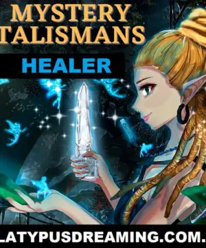 Mystery HEALER Stone Necklace, Healing Crystal Stone Pendant, Australian made Macrame Cord Healing Protection Jewelry, Healing Talisman