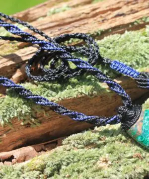 High End Azurite Pendant, Elven chrysocolla Necklace,Malachite Necklace.Necklace,Deep Blue Elf jewelry