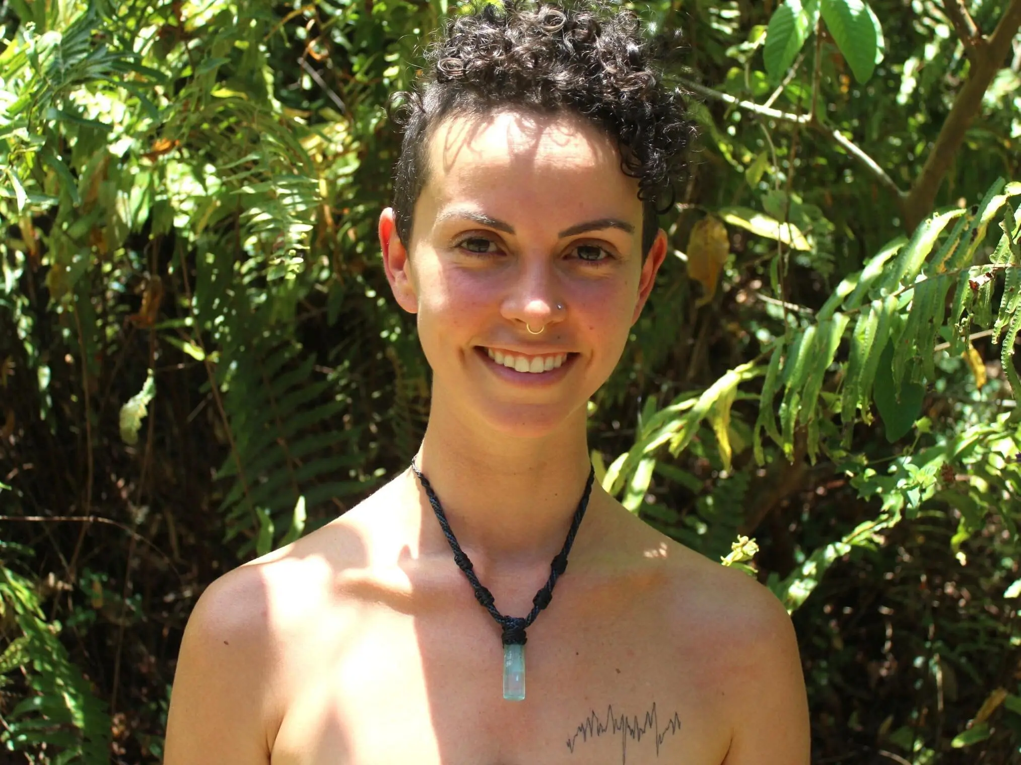 Australian Aquamarine Necklace,Elven Jewelry,Tribal Aquamarine Pendant,Raw Aquamarine crystal jewelry,shibari macrame cord,March Birthstone