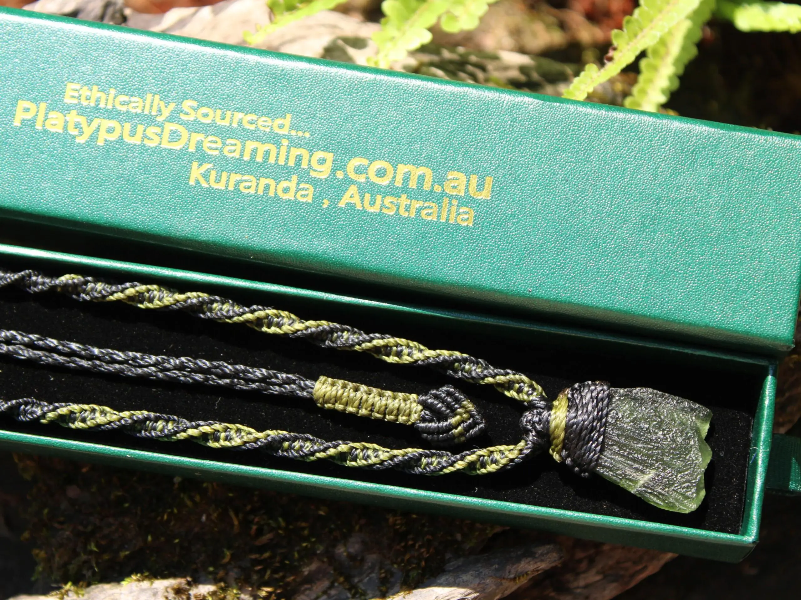 Genuine Moldavite Pendant, Raw Real Rough Moldavite Necklace, Authentic Moldavite Green Stone Jewelry, Elven Crystal healing,Australian made