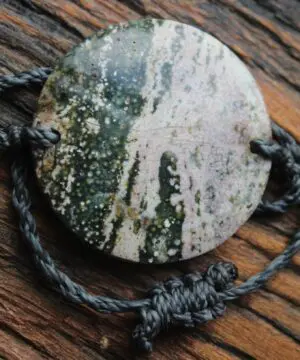 Ocean Jasper Bracelet Talisman, Australian handmade crystal healing jewellery, natural stone bracelet