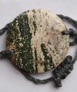 Ocean Jasper Bracelet Talisman, Australian handmade crystal healing jewellery, natural stone bracelet