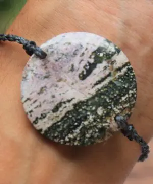 Ocean Jasper Bracelet Talisman, Australian handmade crystal healing jewellery, natural stone bracelet