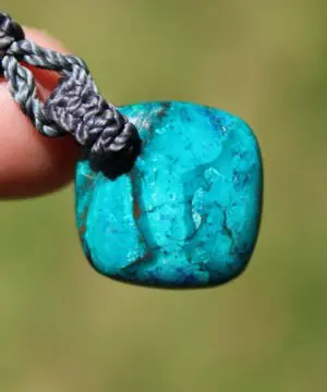 Rare Quantum Quattro Gem Silica Pendant Necklace,Malachite with Cuprite Necklace,elven healing jewelry, Australian made macrame cord