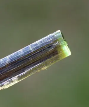 Tourmaline Necklace • Afghan Tourmaline Pendant • Raw Green Blue Crystal Talisman • Australian Handmade • Handwoven Tropical Cord