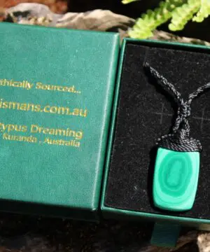 Malachite Necklace,Malachite Pendant, Elven Jewelry, crystal healing jewellery,Australian made Macrame Cord, Green stone talisman
