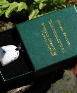 Merlinite Pendant,Dendritic Opal,Dendrite Opal Necklace,Agate necklace,Australian made Macrame Cord,Healing stone Jewelry