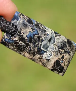 Elven Petrified Palmwood Pendant • Birds Eye Palm Root Necklace • Fossil Talisman • Australian Handmade • Handwoven Tropical Cord