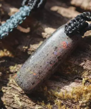 FIRE MATRIX Fairy OPAL Necklace, Australian Opal Tribal Pendant, Australian made macrame cord, dragon sun necklace, october birthstone