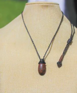 Red Dinosaur Fossil Jewelry, Authentic dragon's bone pendant, Dinosaur bone, Ancient Fossil Power, Tribal Talisman Pendant