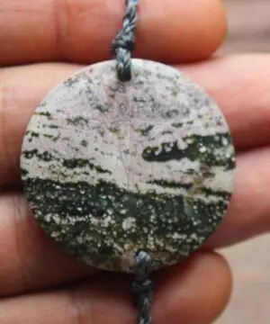 Ocean Jasper Bracelet Talisman, Australian handmade crystal healing jewellery, natural stone bracelet